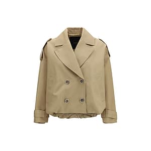 PINKO Beige Cotton Trench Coat