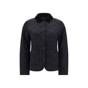 Barbour Black Polyester Coat