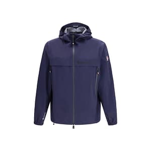 Moncler Grenoble Blue Polyamide Shell Jacket