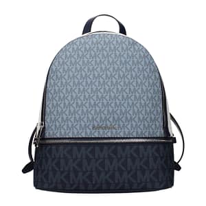Michael Kors Blue Fabric Backpack