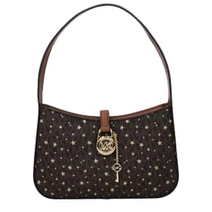 Michael Kors Brown Fabric Handbag