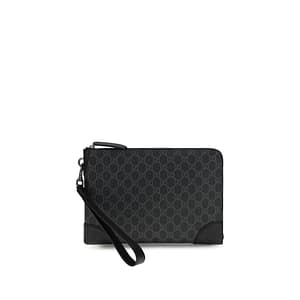 Gucci Black Fabric Handbag