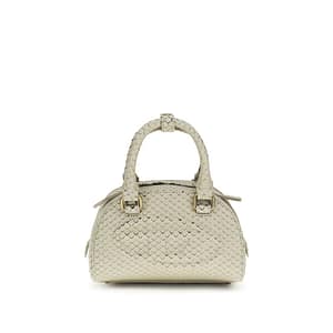 Diesel Beige Calf Leather Bos Taurus Handbag