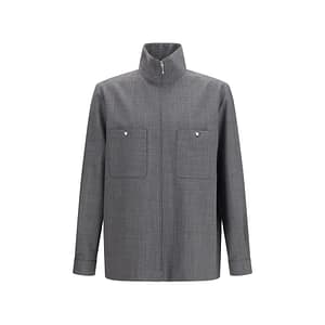 Valentino Gray Polyester Coat