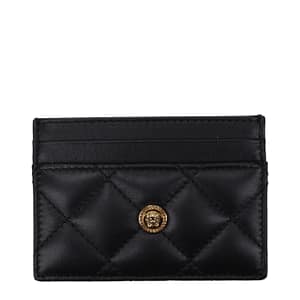 Versace Black Leather Cardholder