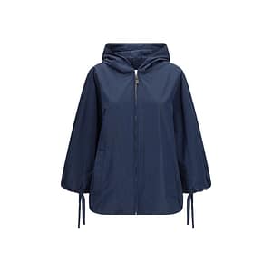 'S Max Mara Blue Polyester Trench Coat