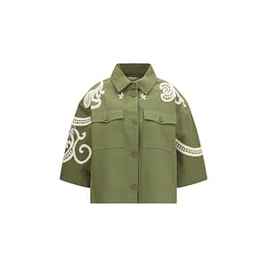 Max Mara Bicolor Cotton Coat