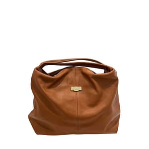 Baldinini Trend Brown Cowhide Shoulder Bag