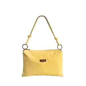 Baldinini Trend Bicolor Cowhide Clutch Bag