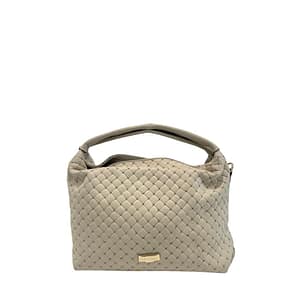 Baldinini Trend Beige Leather Women Handbag