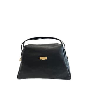 Baldinini Trend Black Cowhide Clutch Bag