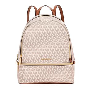 Michael Kors Beige Canvas Backpack