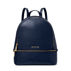 Michael Kors Blue Canvas Backpack