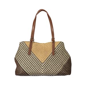 Twinset Brown Polyester Handbag