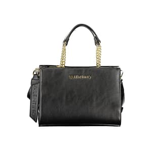 Mario Valentino Black Polyurethane Women's Handbag