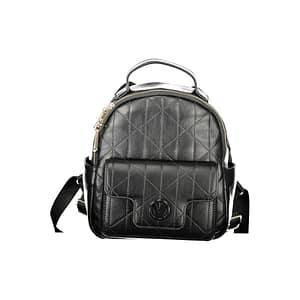 Mario Valentino Black Polyurethane Women's Backpack
