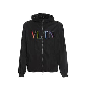 Valentino Black Polyamide Shell Jacket