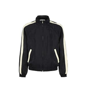 Saint Laurent Black Polyamide Bomber