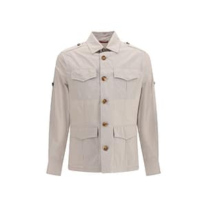 Brunello Cucinelli Beige Cotton Coat