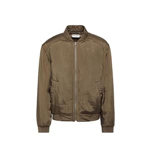 Saint Laurent Green Copper Bomber