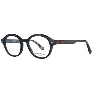 Ermenegildo Zegna Brown Horn Glasses (Frames)