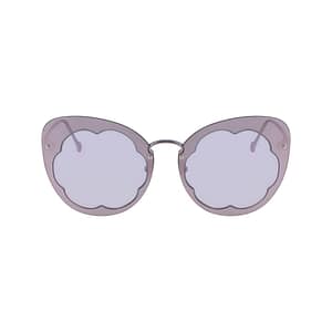 Salvatore Ferragamo Purple Metal Sunglasses