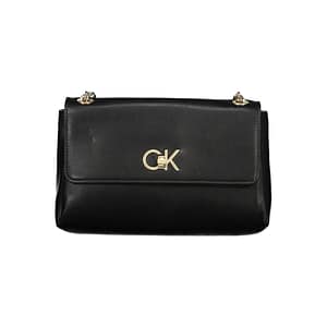 Calvin Klein Black Polyurethane Women's Handbag