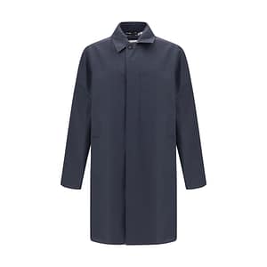 Burberry Blue Cotton Coat