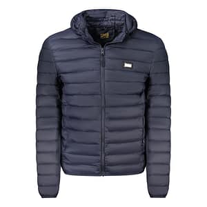 Cavalli Class Blu Polyester Men Light Jacket