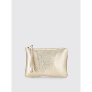 Coccinelle Gold Leather Clutch Bag
