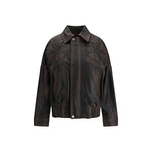 Golden Goose Brown Viscose Bomber
