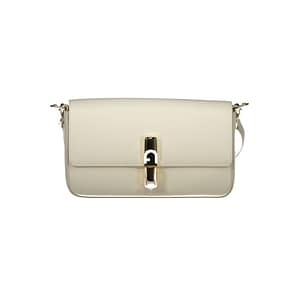 Furla Bianco Pelle Women Handbag