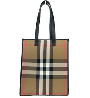 Burberry Medium NS Book Tote Bag Purse
