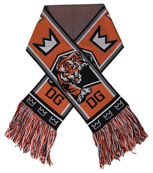 Dolce & Gabbana Multicolor Wool DG Royals Wrap Fringe Scarf