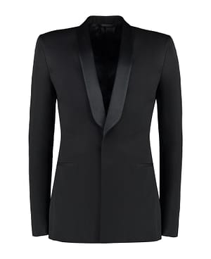 Givenchy Black Fibres Jackets And Coat
