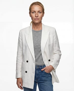 Brunello Cucinelli White Cotton Coat