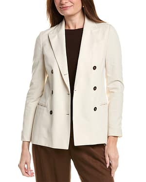 Brunello Cucinelli Beige Cotton Coat