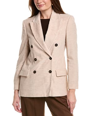 Brunello Cucinelli Beige Viscose Coat