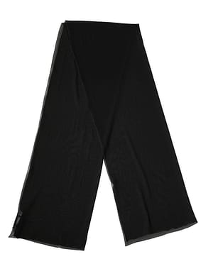 Dolce & Gabbana Black Silk Neck Wrap Shawl Stole 200cm x 64cm Scarf