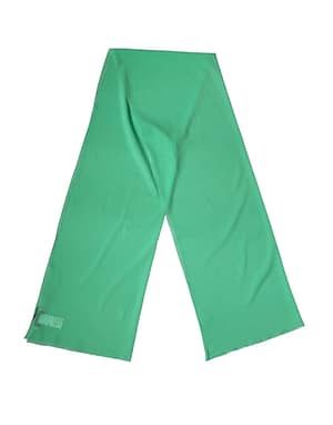 Dolce & Gabbana Green Silk Neck Wrap Shawl Stole 200cm x 64cm Scarf