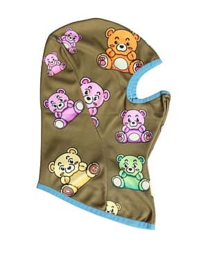 Dolce & Gabbana Men Brown Bears Polyester Ski Mask Balaclava Hat