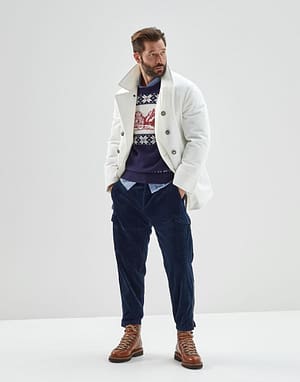 Brunello Cucinelli White Cotton Coat