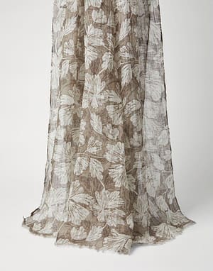 Brunello Cucinelli Green Linen Scarf