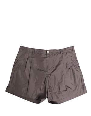 Dolce & Gabbana Brown Nylon Stretch Men Swim Shorts Swimwear