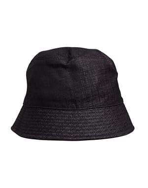 Dolce & Gabbana Black Wide Brim Nylon Bucket Hat