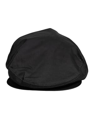 Dolce & Gabbana Black Cotton Newsboy Capello Cabbie Hat