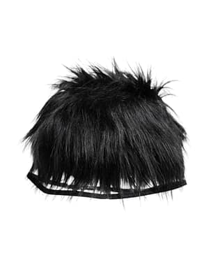 Dolce & Gabbana Black Faux Fur Bucket Hat