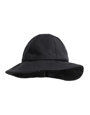 Dolce & Gabbana Black Cotton Wide Brim Bucket Hat
