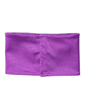 Dolce & Gabbana Purple Nylon Stretch Women Neck Warmer Scarf