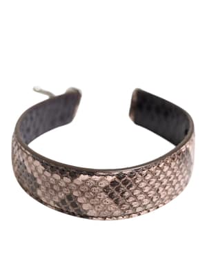 Dolce & Gabbana Brown Exotic Leather Handbag Accessory Shoulder Strap